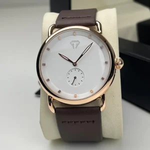 TOMI T-037 Business Luxury Minimalist Watch Classic Round Dial Side Second